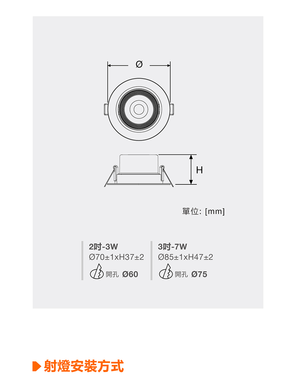 OSRAM 歐司朗星朗LED防眩射燈