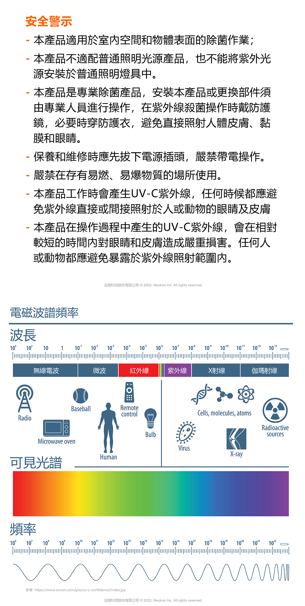 OSRAM 歐司朗紫外線燈管 T5 4W