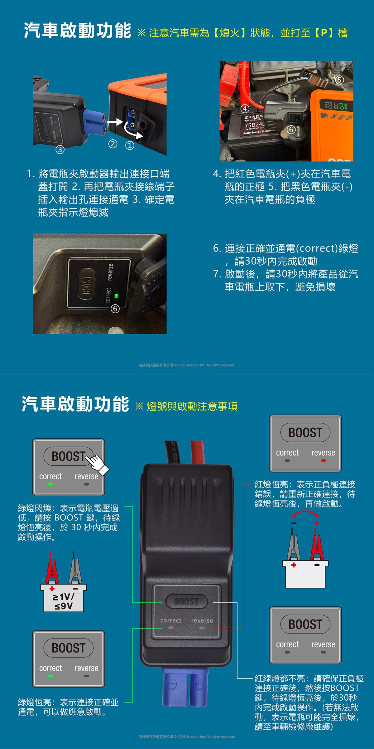 OSRAM 歐司朗4合1汽車急救啟動電源打氣機