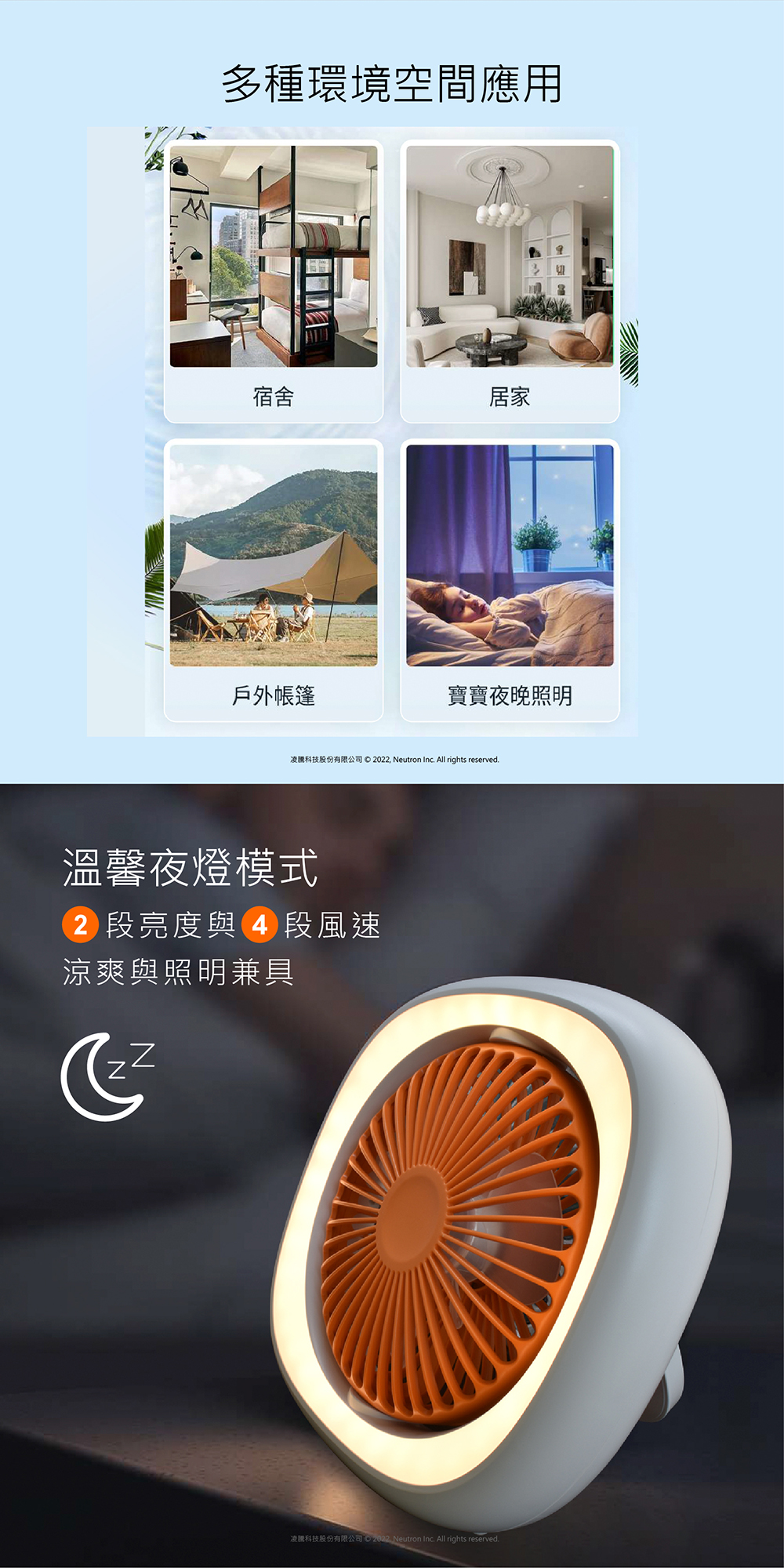 LED無線遙控吊扇燈