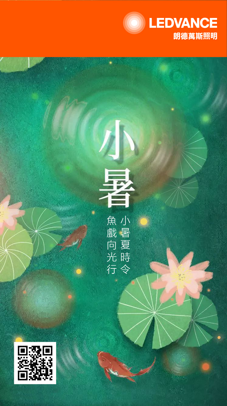 小暑夏時令，魚戲向光行
