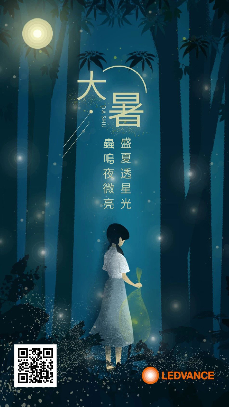 大暑 盛夏透星光 蟲鳴夜微亮