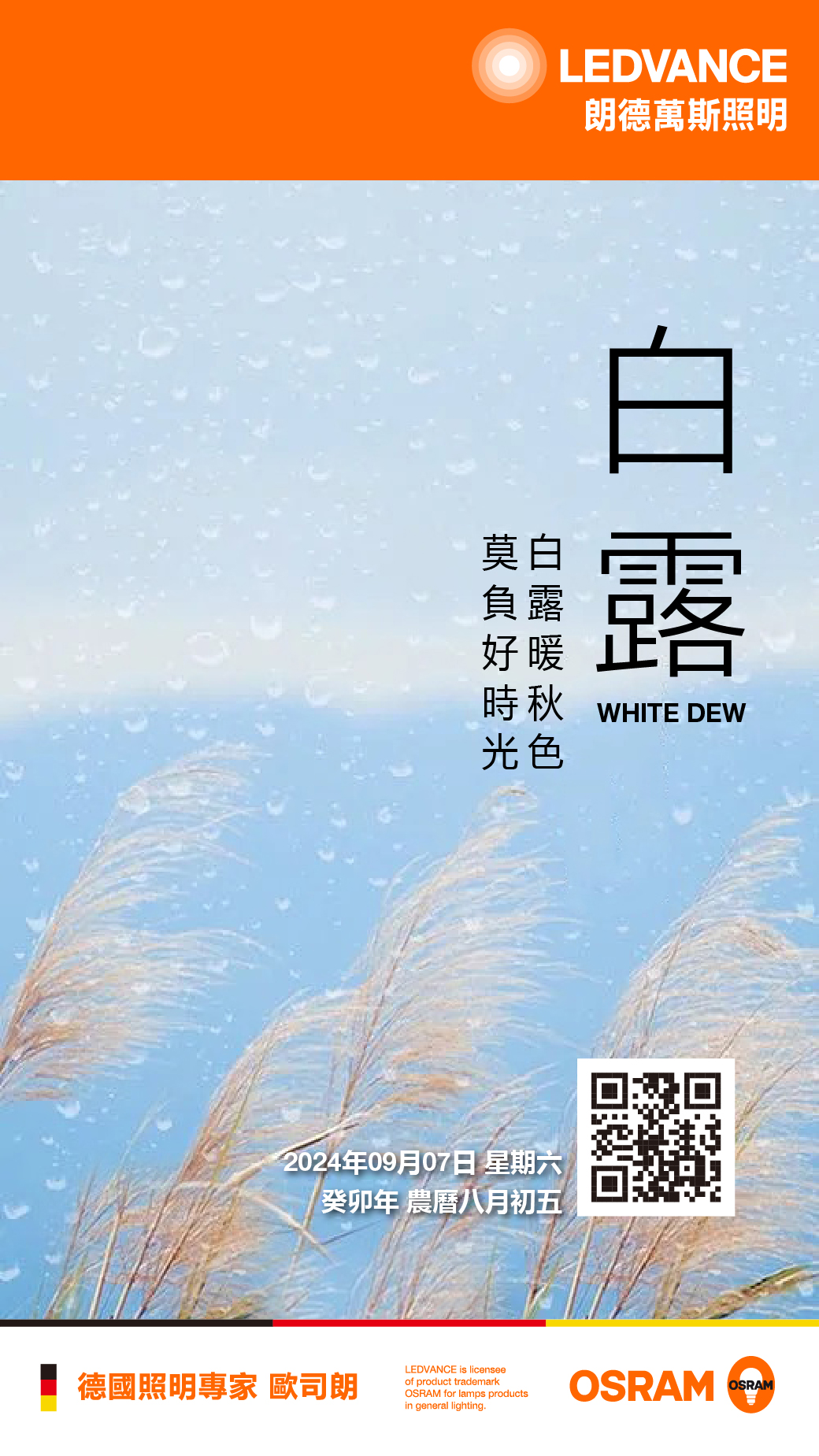 白露暖秋色 莫負好時光